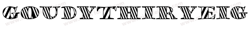 GoudyThiryEightRR 5字体转换